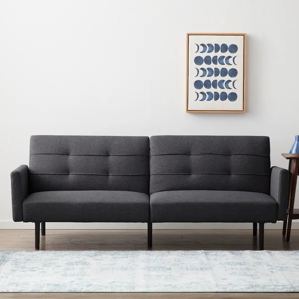 Lucid Comfort 74'' Upholstered Sleeper Sofa