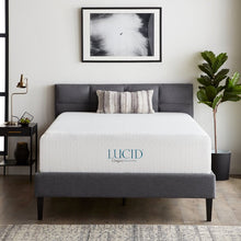 Load image into Gallery viewer, Lucid Comfort Collection 14&#39;&#39; Medium Charcoal Infused Mattress king
