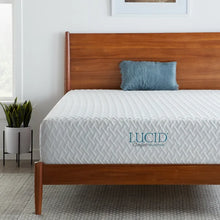 Load image into Gallery viewer, Lucid Comfort Collection Lucid Comfort 12&#39;&#39; Plush Charcoal Infused Gel Memory Foam Mattress twin
