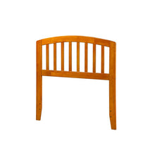 Load image into Gallery viewer, Luisa Slat Headboard Twin Caramel #1174HW
