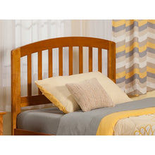 Load image into Gallery viewer, Luisa Slat Headboard Twin Caramel #1174HW
