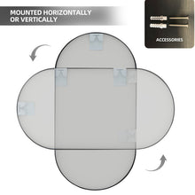 Load image into Gallery viewer, Lukian Oval Metal Wall Mirror
