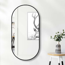 Load image into Gallery viewer, Lukian Oval Metal Wall Mirror
