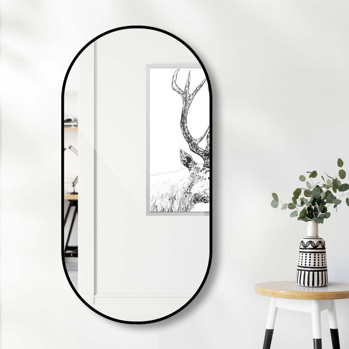 Lukian Oval Metal Wall Mirror