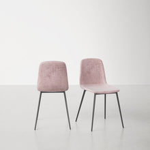 Load image into Gallery viewer, 33&#39;&#39; H x 17.5&#39;&#39; W x 21&#39;&#39; D Lunar Velvet Side Chair (Set of 2)
