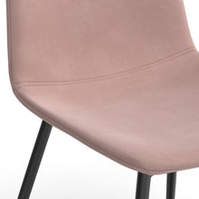 Load image into Gallery viewer, 33&#39;&#39; H x 17.5&#39;&#39; W x 21&#39;&#39; D Lunar Velvet Side Chair (Set of 2)
