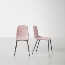 Load image into Gallery viewer, 33&#39;&#39; H x 17.5&#39;&#39; W x 21&#39;&#39; D Lunar Velvet Side Chair (Set of 2)
