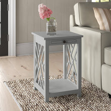 Load image into Gallery viewer, Lund Tall Solid Wood End Table
