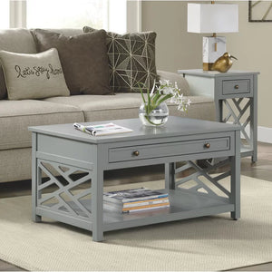 Lund 4 Legs Coffee Table with Storage