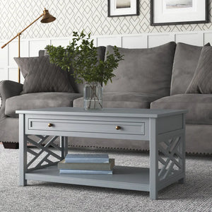 Lund 4 Legs Coffee Table with Storage