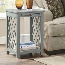 Load image into Gallery viewer, Lund End Table with Storage 1483CDR
