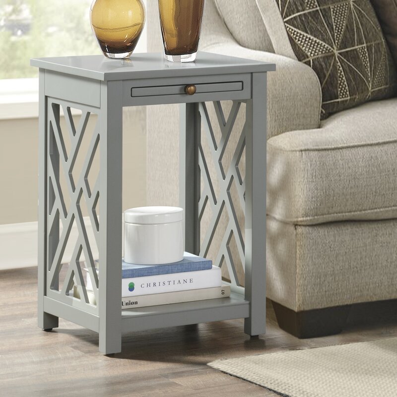 Lund End Table with Storage 1483CDR