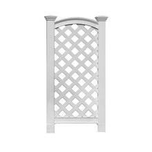 Load image into Gallery viewer, White Luxembourg Vinyl Lattice Panel Trellis, #6387
