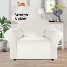 Load image into Gallery viewer, Luxurious Velvet Box Cushion Armchair Slipcover 6934RR/GL
