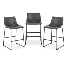 Load image into Gallery viewer, Lycus 24&quot; Counter Stool (Set of 3)
