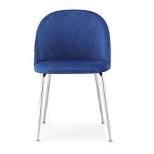 Load image into Gallery viewer, M60 Modern Velvet Chair, Set of 2, Chrome (Set of 2) 7397
