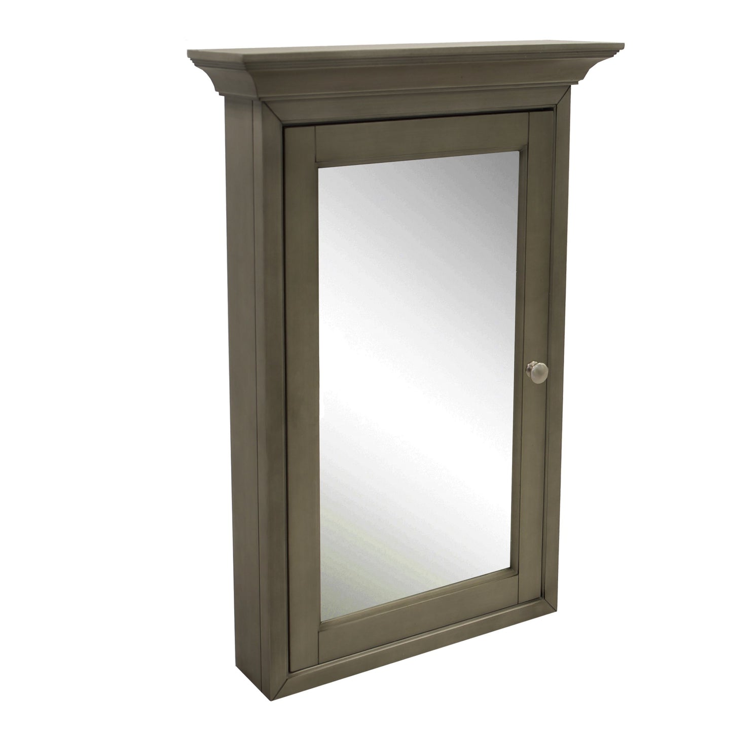Newport Wall-Mounted Medicine Cabinet Weathered Gray(2167RR)