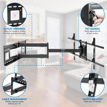 Load image into Gallery viewer, Articulating TV Wall Mount with Extra Long Extension MRM2474
