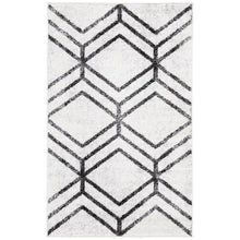Load image into Gallery viewer, Mac Power Loom Performance Ivory/Charcoal Rug, Rectangle 4&#39; x 6&#39;

