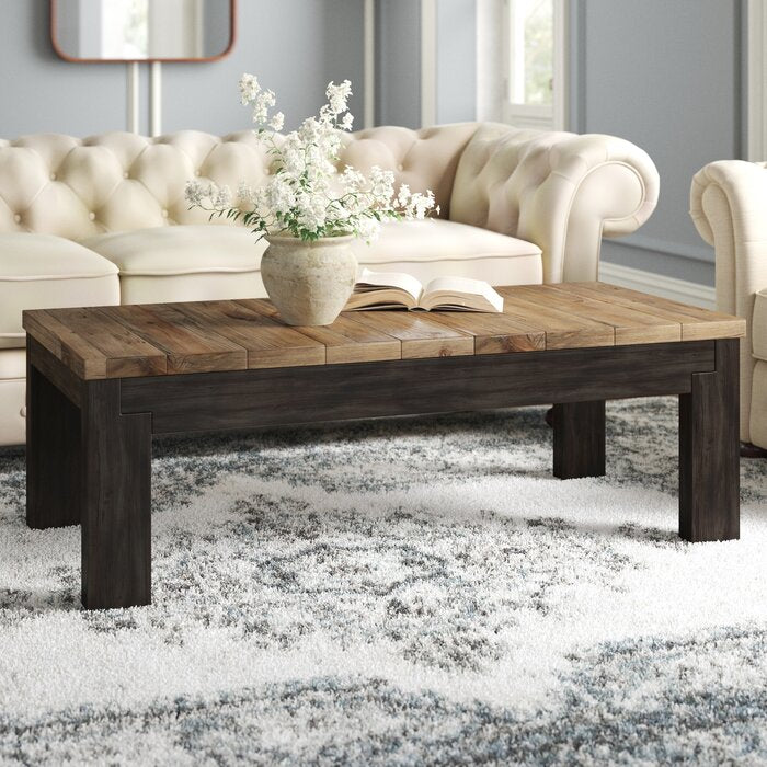 Machado 4 Legs Coffee Table, 18'' H X 54'' L X 26'' D