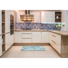 Load image into Gallery viewer, Machine Woven Beige/Green/Blue Machine Washable Rug, Rectangle 2&#39; x 3&#39;
