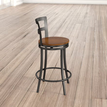 Load image into Gallery viewer, Mack 24&quot; Swivel Barstool #AD4
