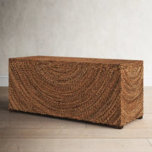 Load image into Gallery viewer, Macri Wicker Flip Top Storage Bench
