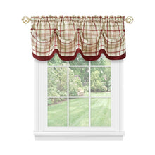 Load image into Gallery viewer, Maddy Plaid Tailored 58&#39;&#39; Window Valance CG158
