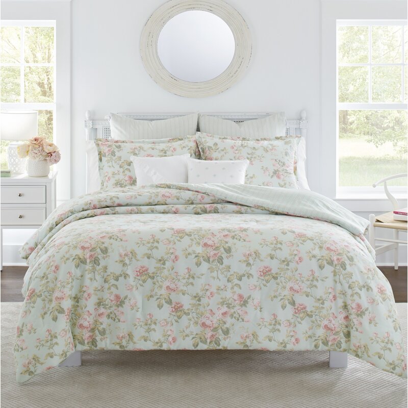 Madelynn Cotton Reversible Comforter Set 121AH