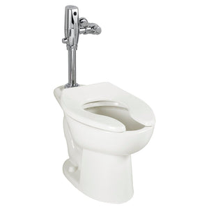 3451001.020 Madera Dual-Flush Elongated Flushometer Toilet with Self-Cleaning Power (Seat Not Included) SB2225