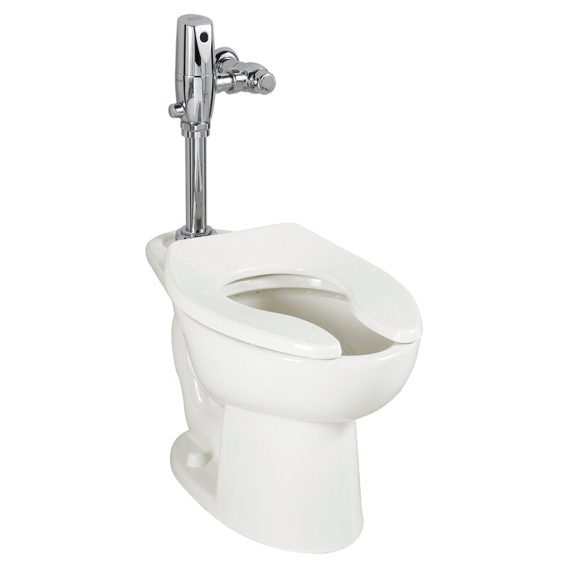 3451001.020 Madera Dual-Flush Elongated Flushometer Toilet with Self-Cleaning Power (Seat Not Included) SB2225