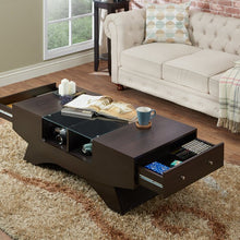 Load image into Gallery viewer, Madilynn Trestle Coffee Table with Storage
