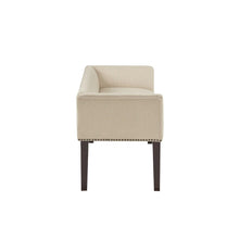 Load image into Gallery viewer, Madison Park Antonio Cream Upholstered Accent Bench
