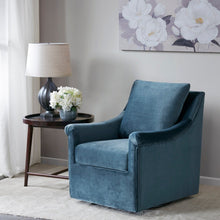 Load image into Gallery viewer, Madison Park Morton Blue Swivel Chair MRM165

