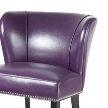 Load image into Gallery viewer, Madison Park Sheldon Purple Armless Accent Chair
