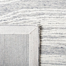 Load image into Gallery viewer, Madisyn Abstract Handmade Tufted Wool Area Rug in Gray/Ivory, Rectangle 5&#39; x 8&#39;
