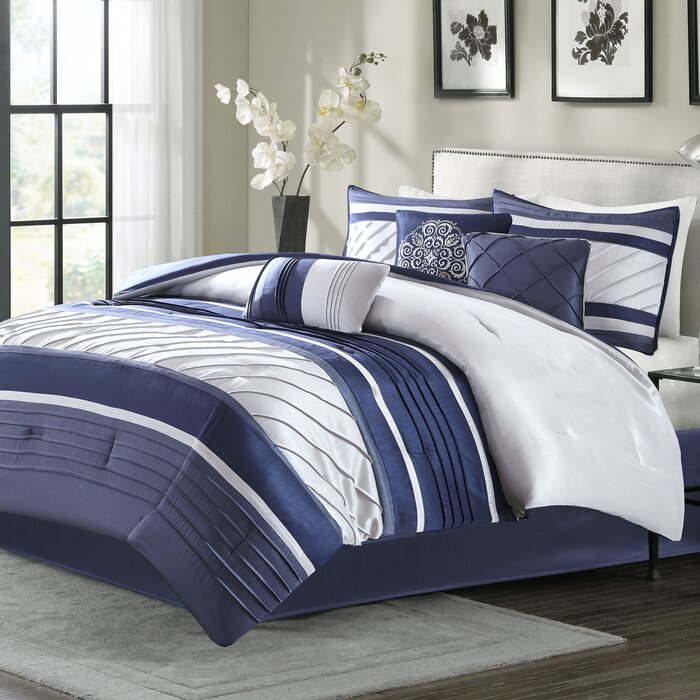Copy of Madonna Microfiber Traditional 7 Piece Comforter Set, Cal. King Comforter