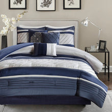 Load image into Gallery viewer, Copy of Madonna Microfiber Traditional 7 Piece Comforter Set, Cal. King Comforter
