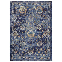Load image into Gallery viewer, Madrid Power Loom Performance Blue Rug 5 x 8
