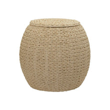 Load image into Gallery viewer, Cream Maelys 19&#39;&#39; Tall Drum End Table
