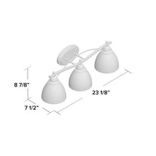 Load image into Gallery viewer, Maeystown 3 - Light Dimmable Oil Rubbed Bronze Vanity Light
