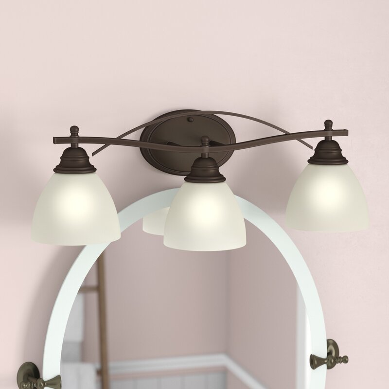 Maeystown 3 - Light Dimmable Oil Rubbed Bronze Vanity Light