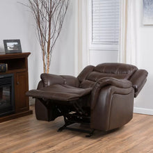 Load image into Gallery viewer, Mager 42.52&#39;&#39; Wide Faux Leather Manual Glider Club Recliner
