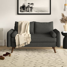 Load image into Gallery viewer, Maggie 60&quot; Wide Round Arm Loveseat #AD186
