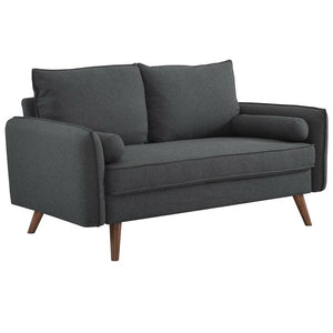 Maggie 60" Wide Round Arm Loveseat #AD186