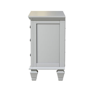 Magness 30.5'' Tall 3 - Drawer Nightstand in White