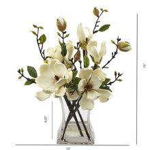 Load image into Gallery viewer, Magnolia Centerpiece in Vase
