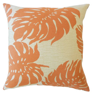Maiah Floral Down Filled Lumbar Pillow, 11" x 21" W