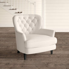 Load image into Gallery viewer, Maidenstone 23&quot; Armchair Ivory *AS IS #1367HW
