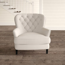 Load image into Gallery viewer, Maidenstone 23&quot; Armchair Ivory *AS IS #1367HW
